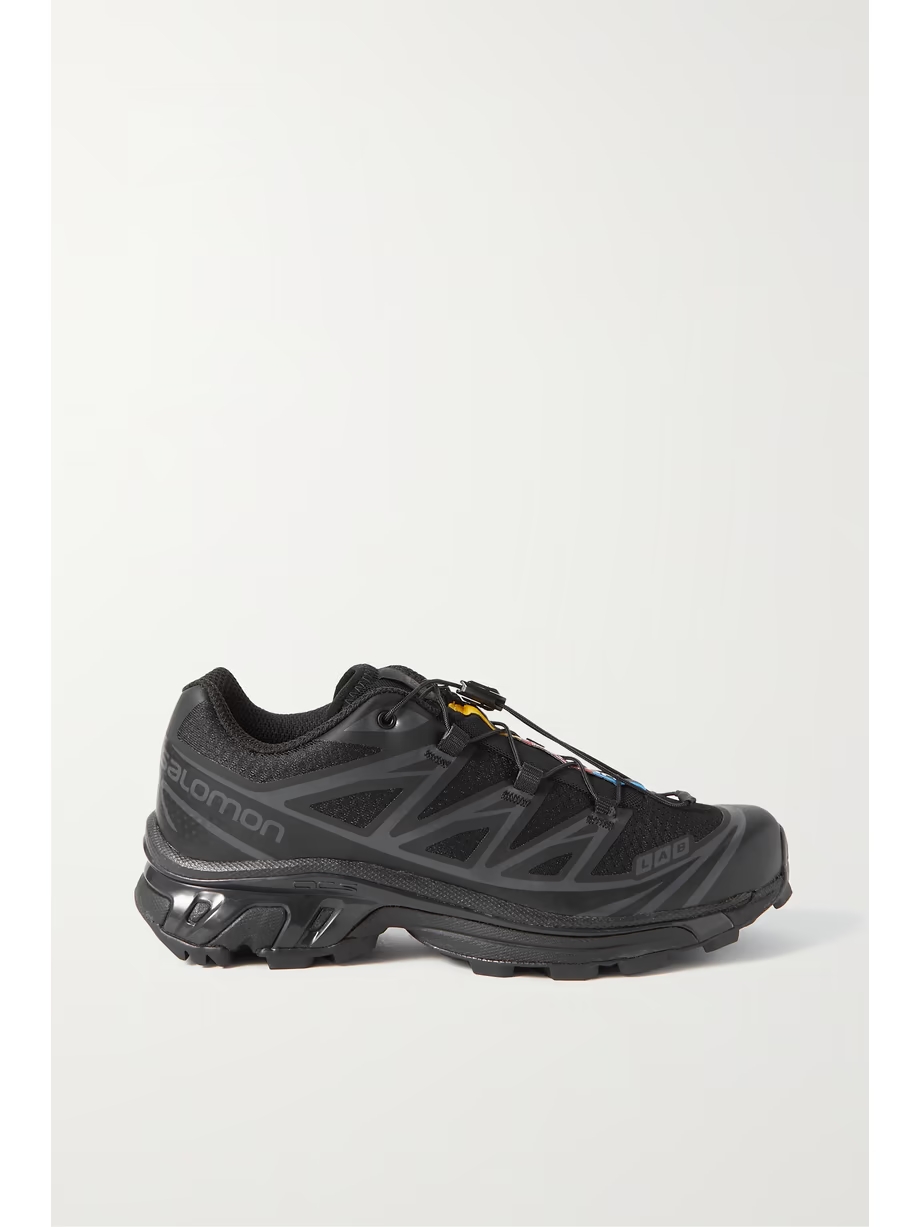 XT-6 rubber-trimmed mesh sneakers XT-6 rubber-trimmed mesh sneakers