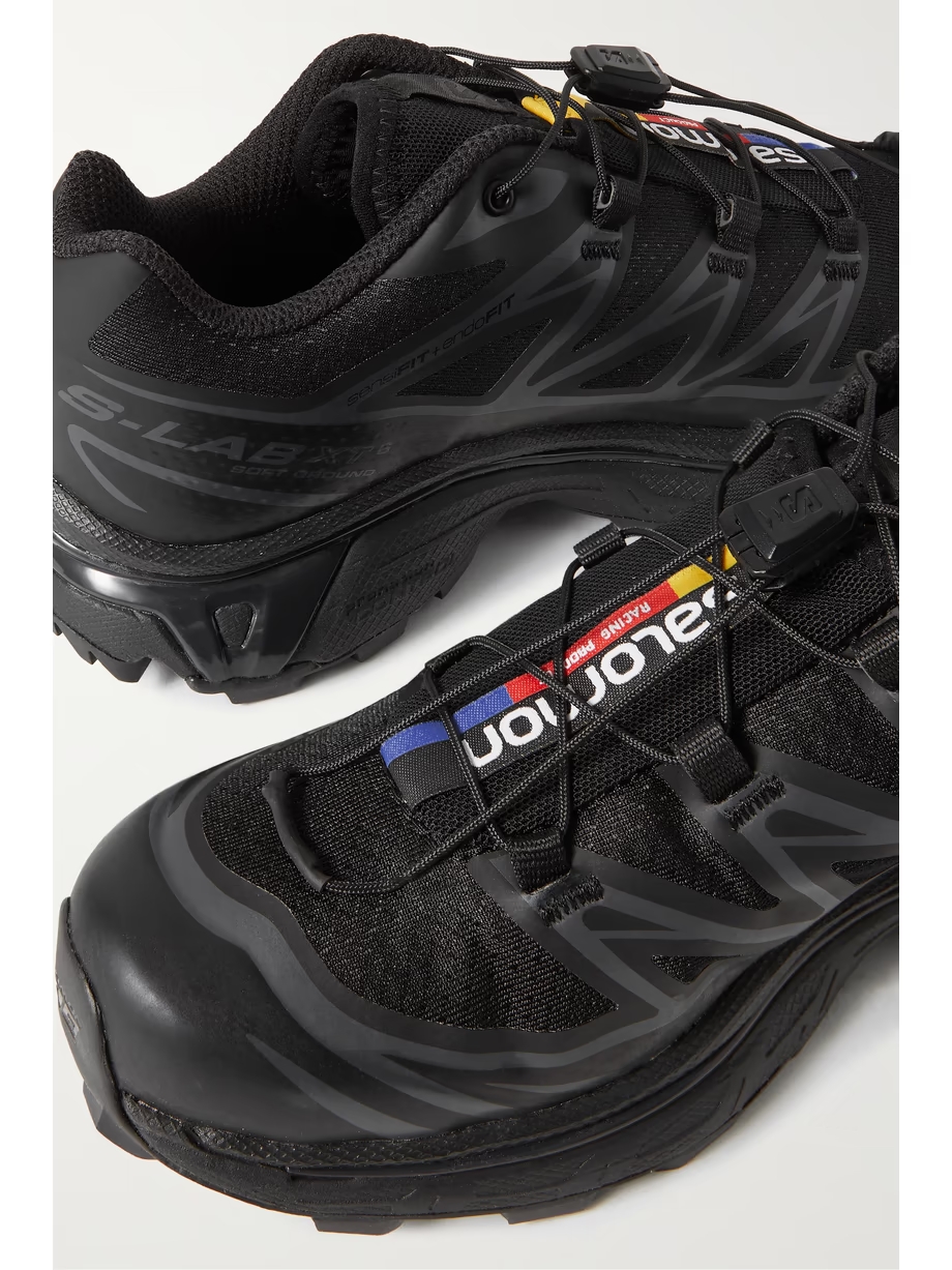 XT-6 rubber-trimmed mesh sneakers XT-6 rubber-trimmed mesh sneakers