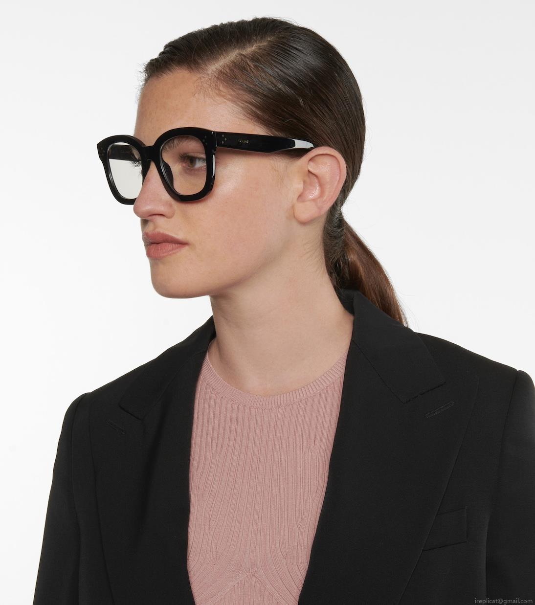 Celine EyewearD-frame acetate glasses Celine EyewearD-frame acetate glasses