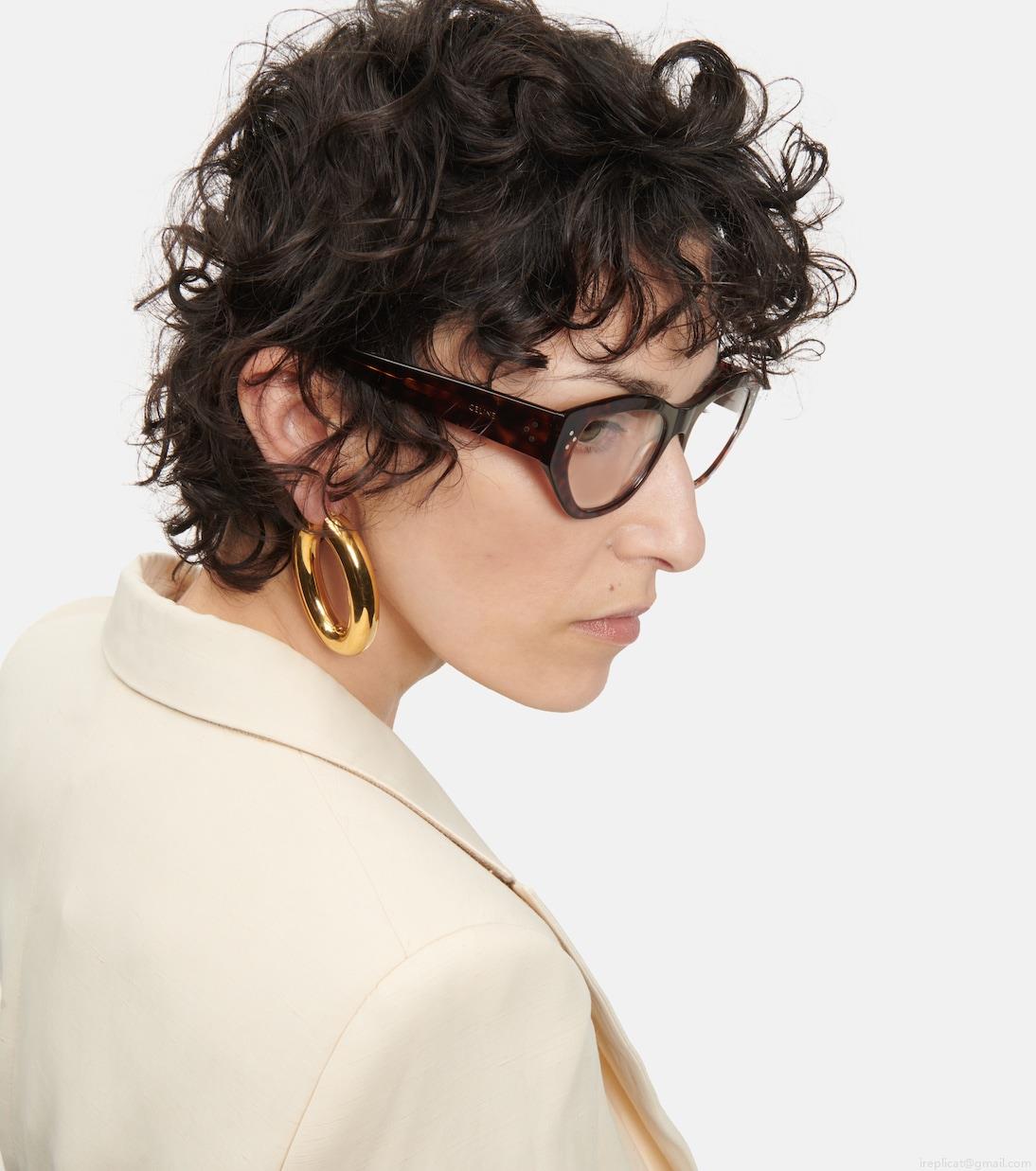 Celine EyewearTortoiseshell cat-eye glasses Celine EyewearTortoiseshell cat-eye glasses