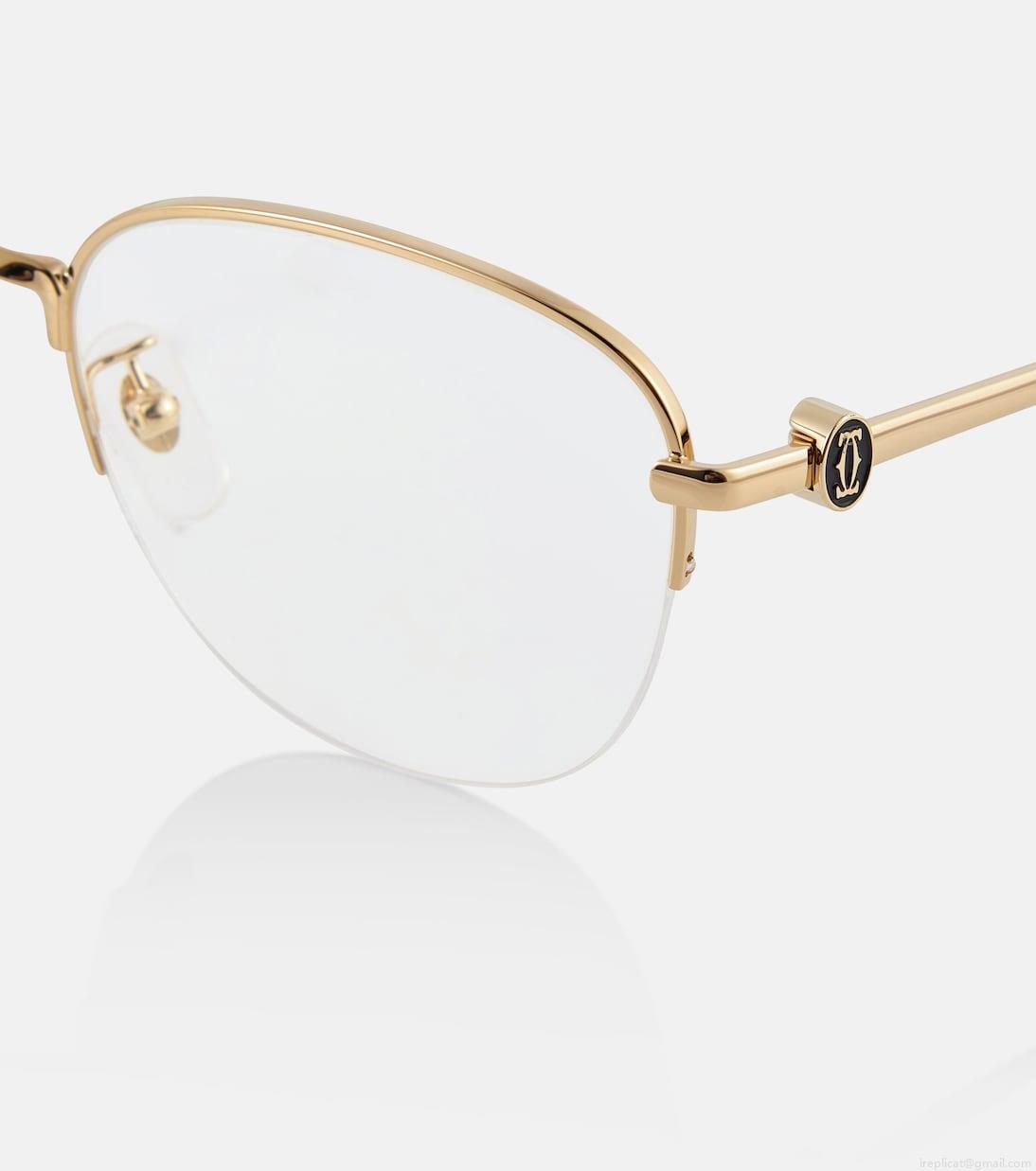 Cartier Eyewear CollectionSignature C de Cartier round glasses Cartier Eyewear CollectionSignature C de Cartier round glasses