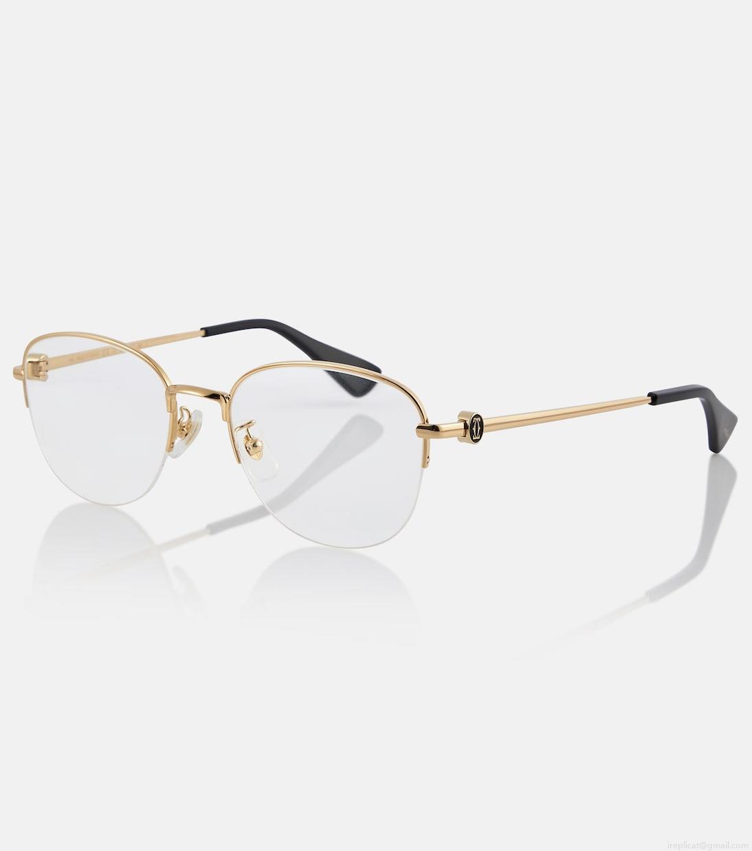 Cartier Eyewear CollectionSignature C de Cartier round glasses Cartier Eyewear CollectionSignature C de Cartier round glasses