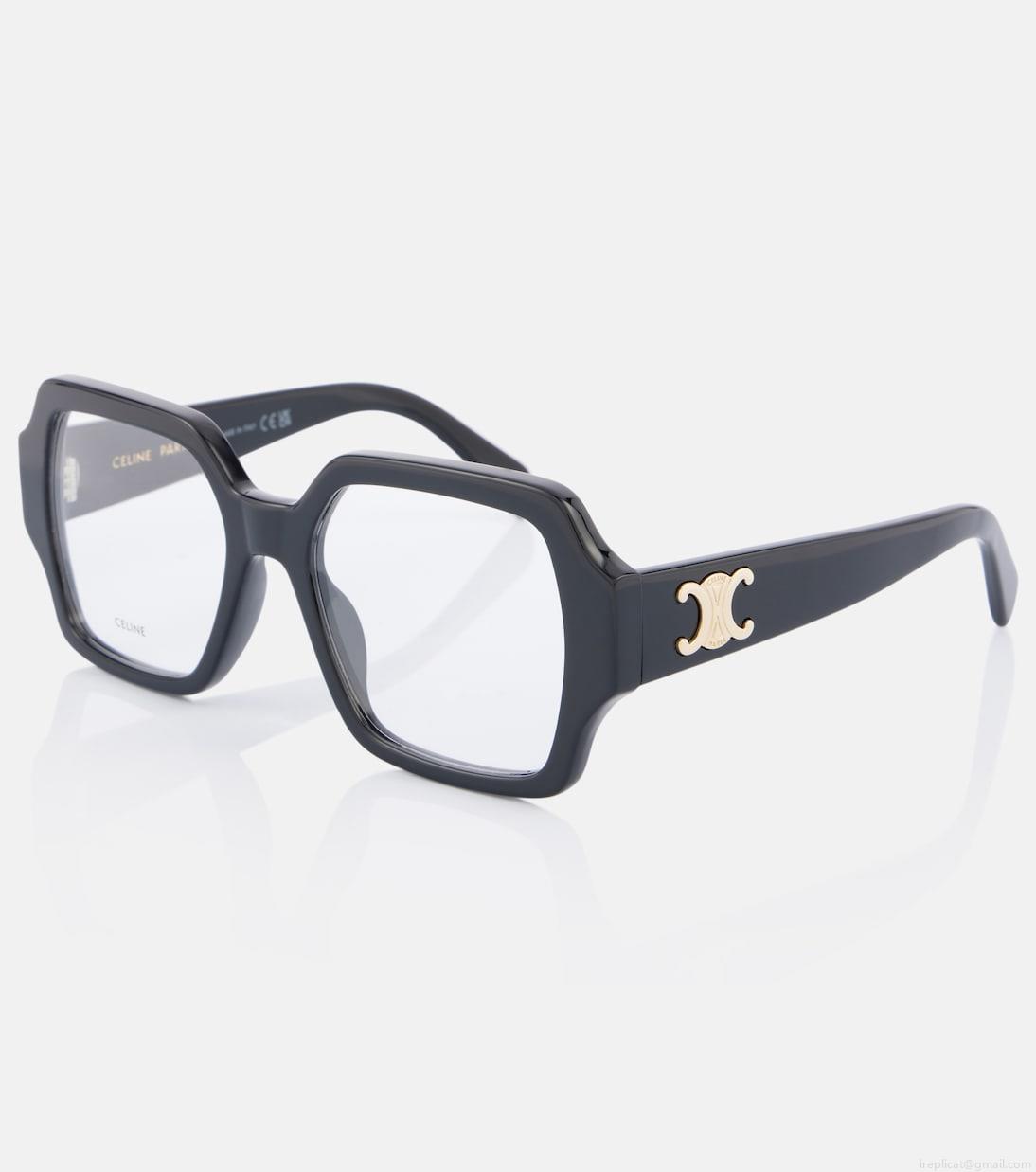 Celine EyewearTriomphe square glasses Celine EyewearTriomphe square glasses