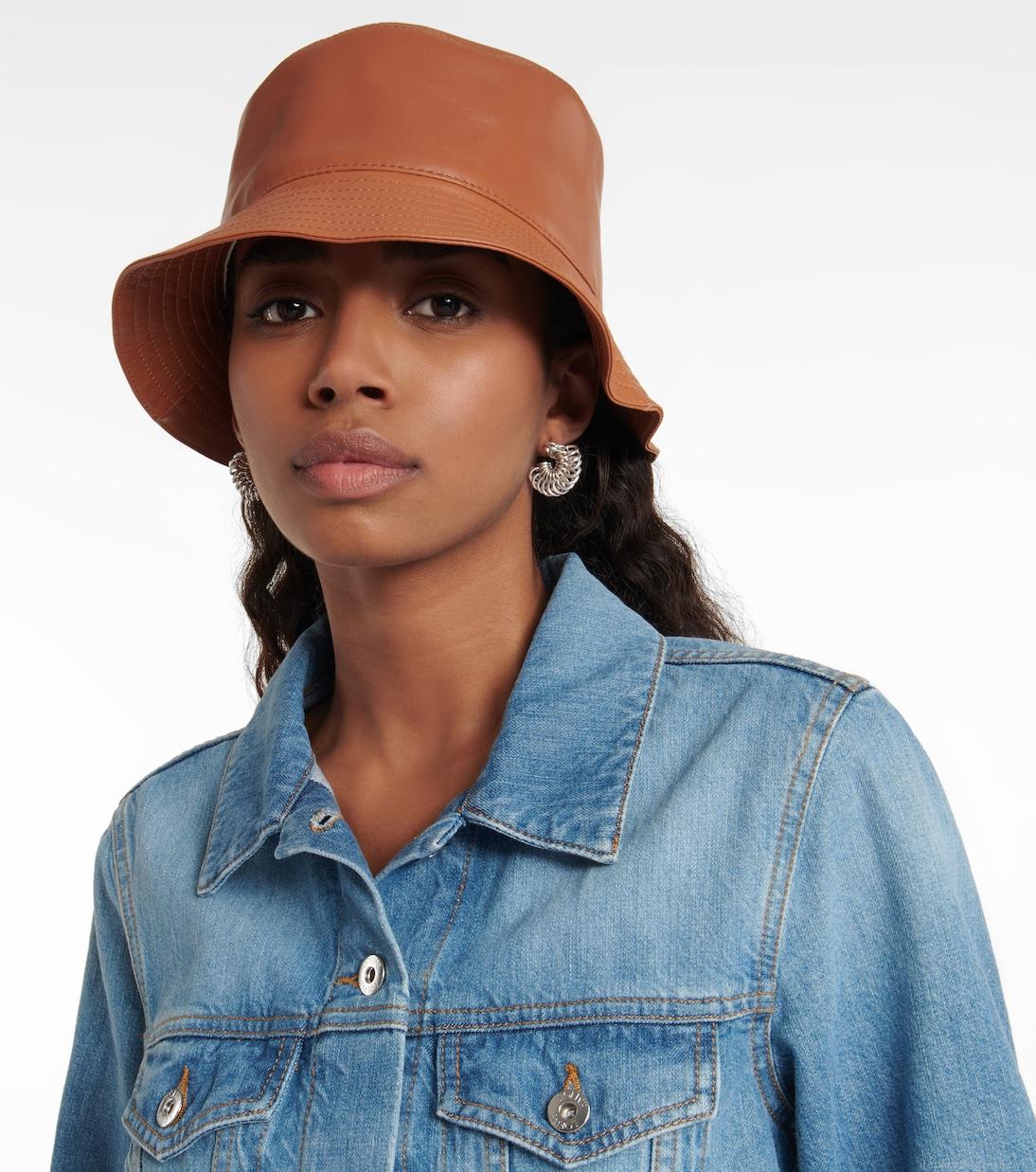 LoeweAnagram leather bucket hat LoeweAnagram leather bucket hat
