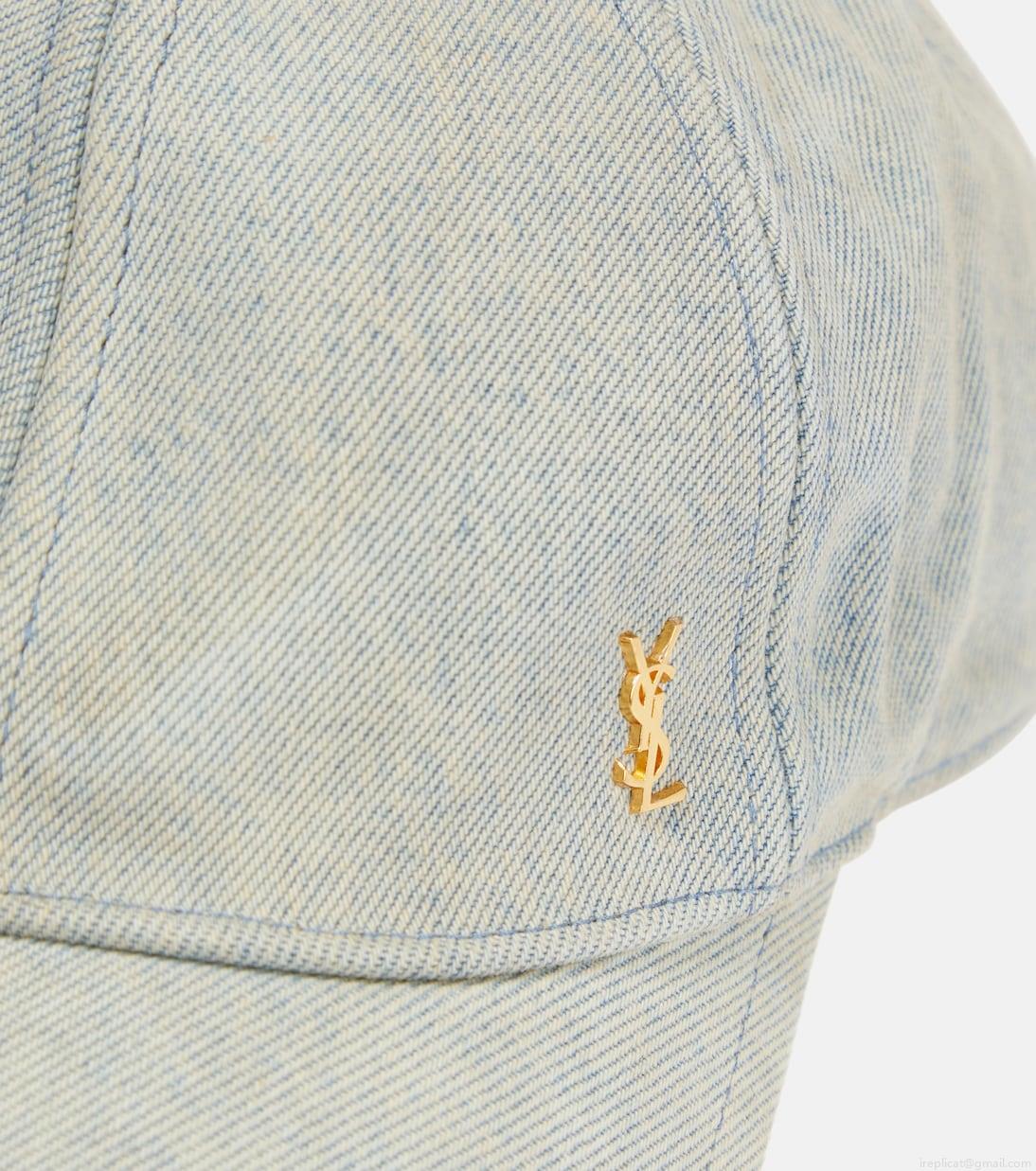 Saint LaurentDenim baseball cap Saint LaurentDenim baseball cap