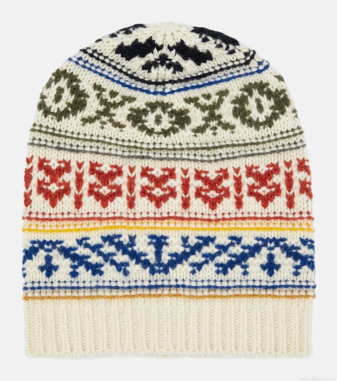 Loro PianaBernina jacquard cashmere beanie Loro PianaBernina jacquard cashmere beanie
