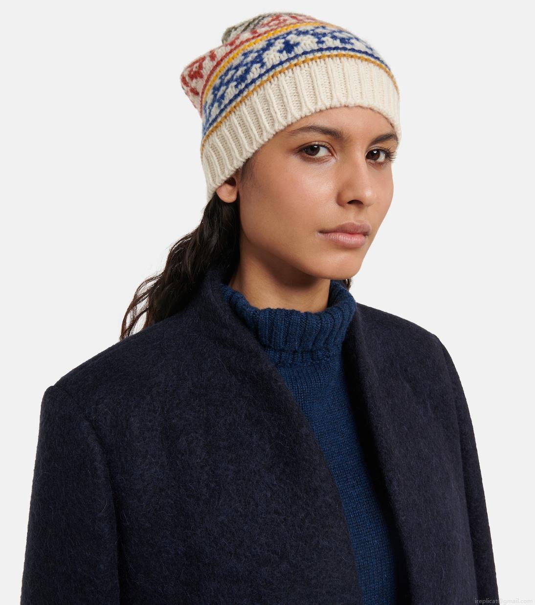 Loro PianaBernina jacquard cashmere beanie Loro PianaBernina jacquard cashmere beanie