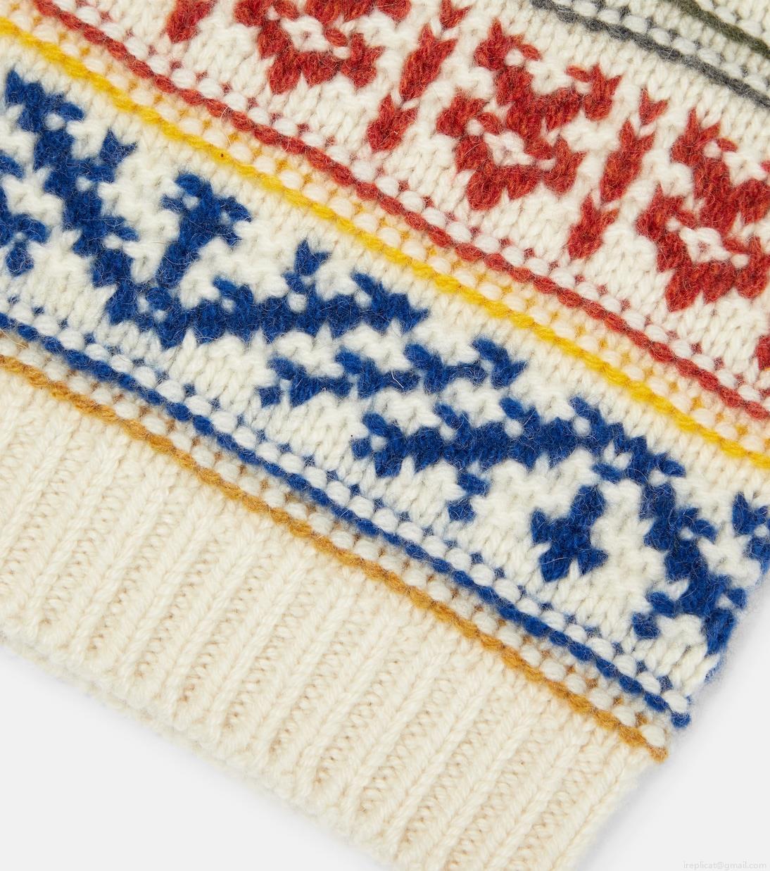 Loro PianaBernina jacquard cashmere beanie Loro PianaBernina jacquard cashmere beanie