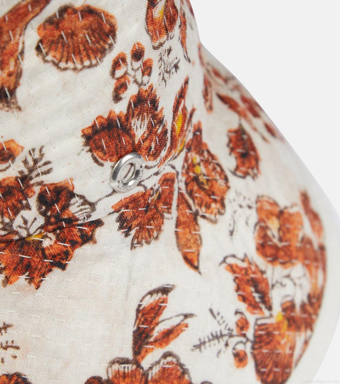 Loro PianaReversible floral bucket hat