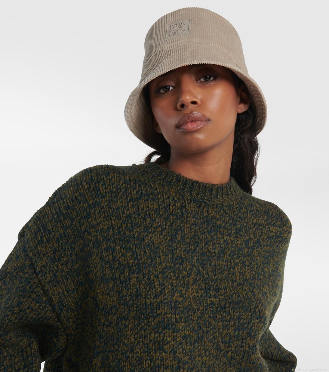 LoeweAnagram corduroy bucket hat LoeweAnagram corduroy bucket hat