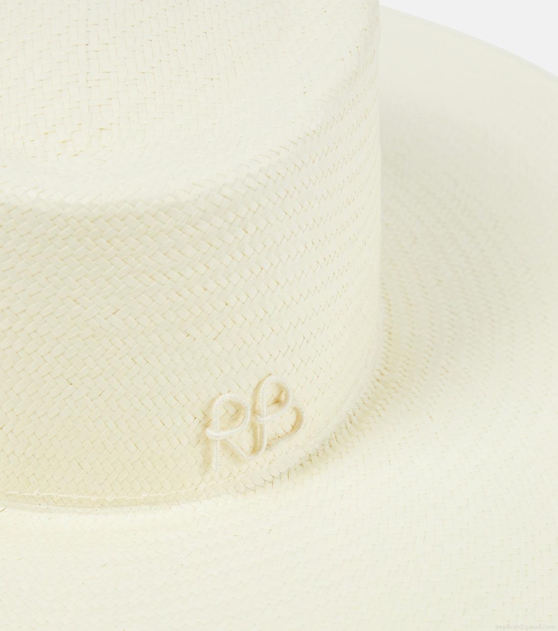 Ruslan BaginskiyBow-detail straw hat