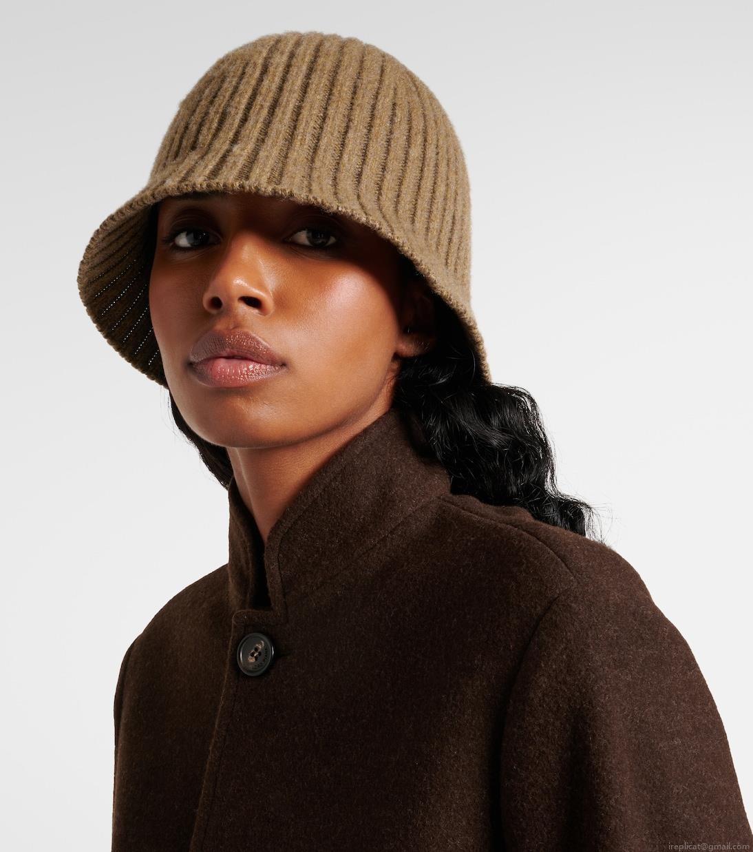 Loro PianaRibbed-knit cashmere-blend hat Loro PianaRibbed-knit cashmere-blend hat
