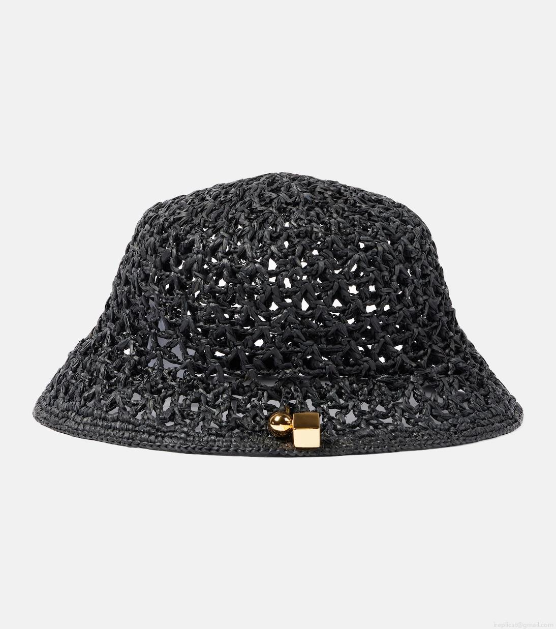 JacquemusLe Bob Spiaggia raffia bucket hat JacquemusLe Bob Spiaggia raffia bucket hat