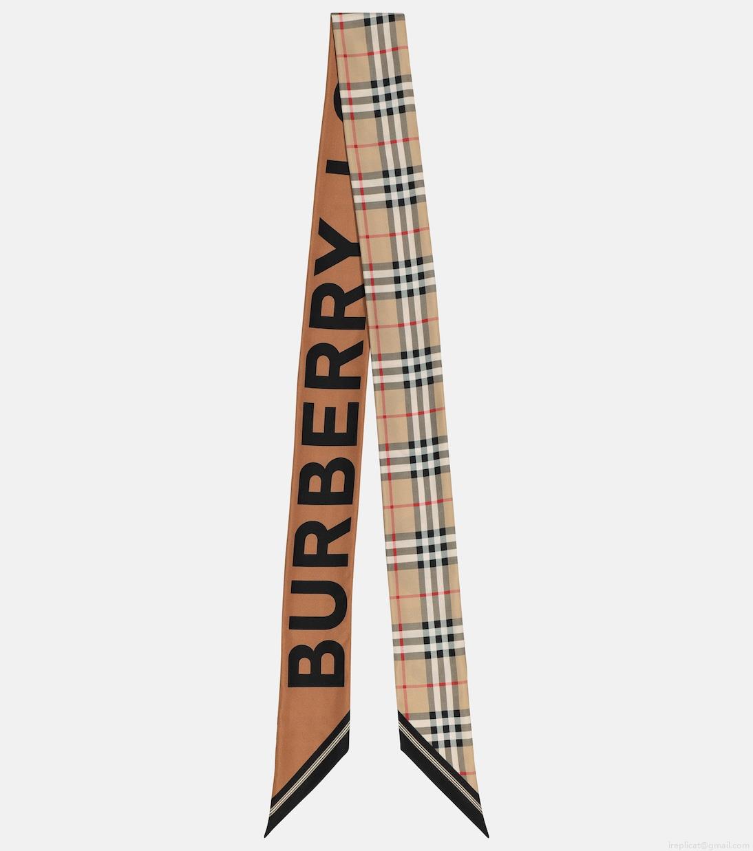 BurberryCheck silk scarf BurberryCheck silk scarf