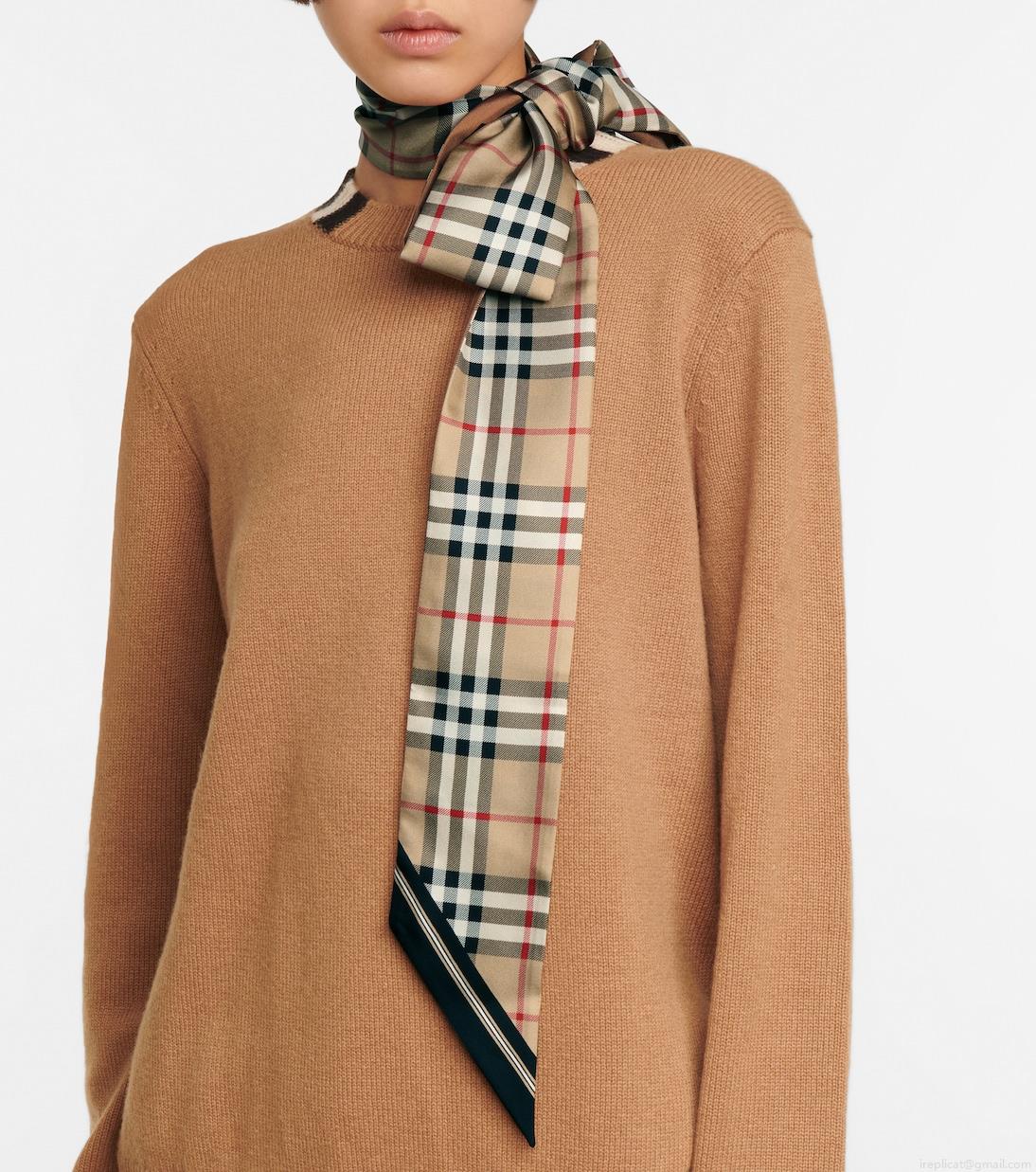 BurberryCheck silk scarf BurberryCheck silk scarf