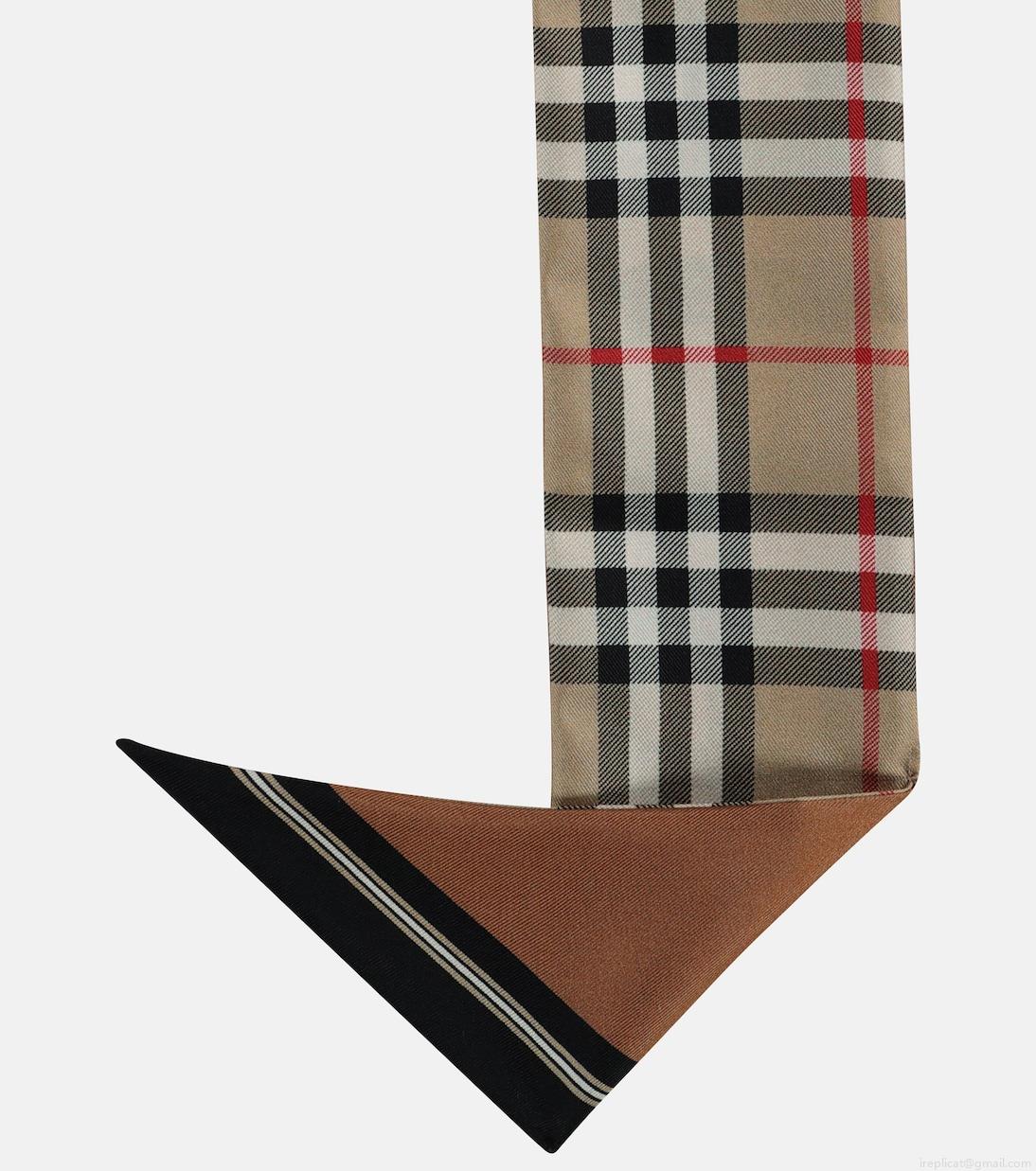BurberryCheck silk scarf BurberryCheck silk scarf