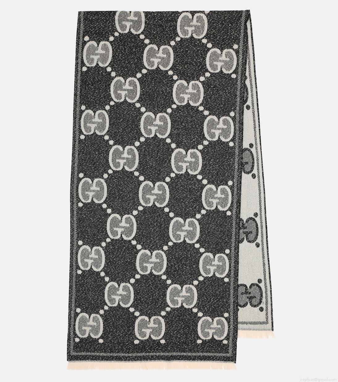 GucciGG jacquard wool scarf GucciGG jacquard wool scarf