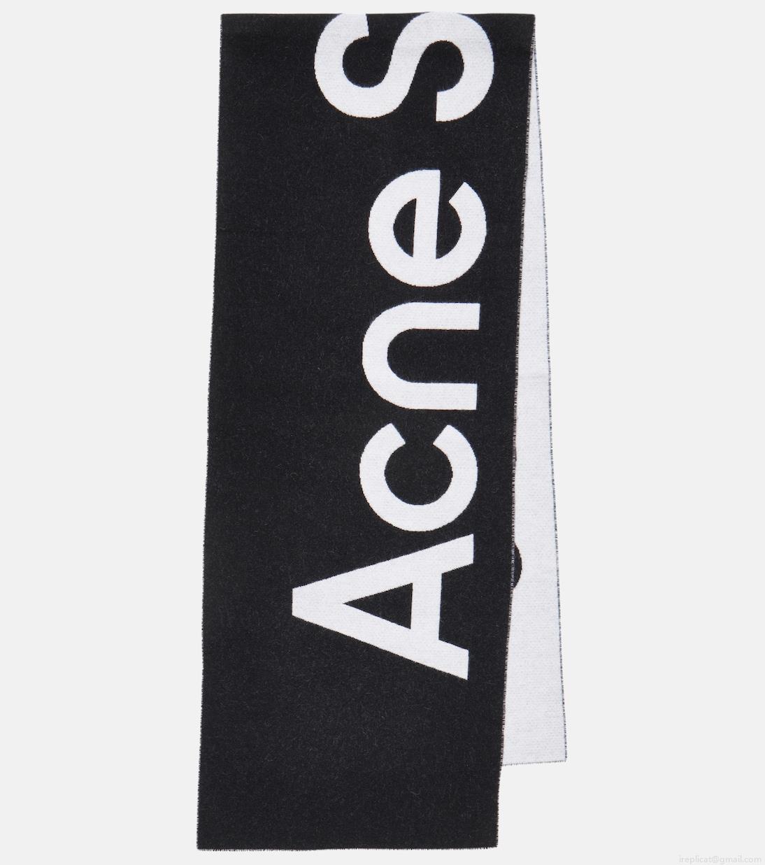 Acne StudiosToronty wool-blend jacquard scarf Acne StudiosToronty wool-blend jacquard scarf