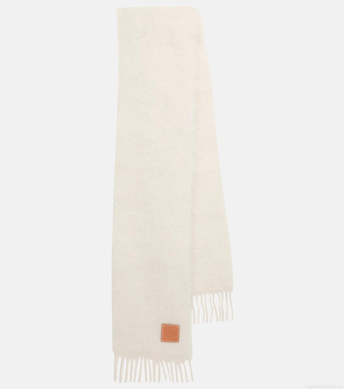 LoeweMohair and wool-blend scarf LoeweMohair and wool-blend scarf