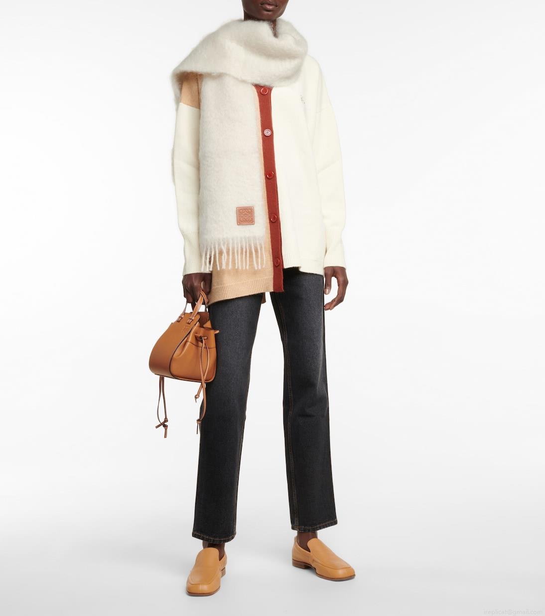 LoeweMohair and wool-blend scarf LoeweMohair and wool-blend scarf