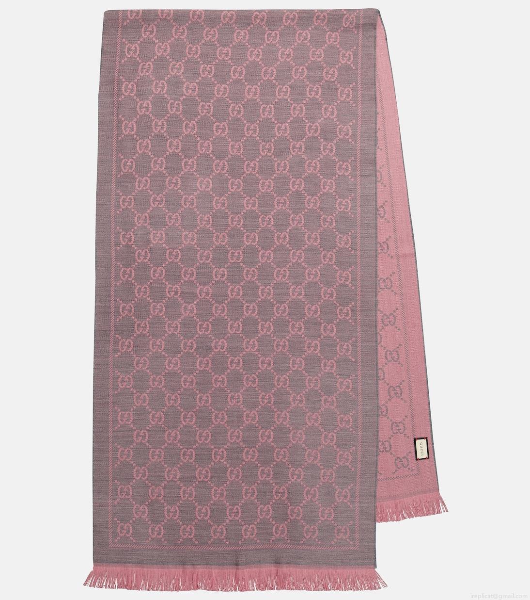 GucciGG wool jacquard scarf GucciGG wool jacquard scarf