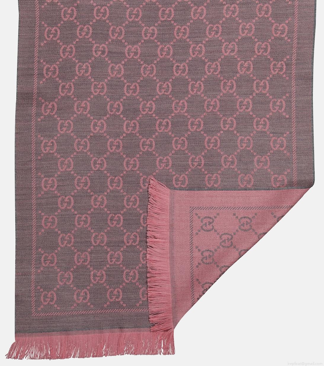 GucciGG wool jacquard scarf GucciGG wool jacquard scarf