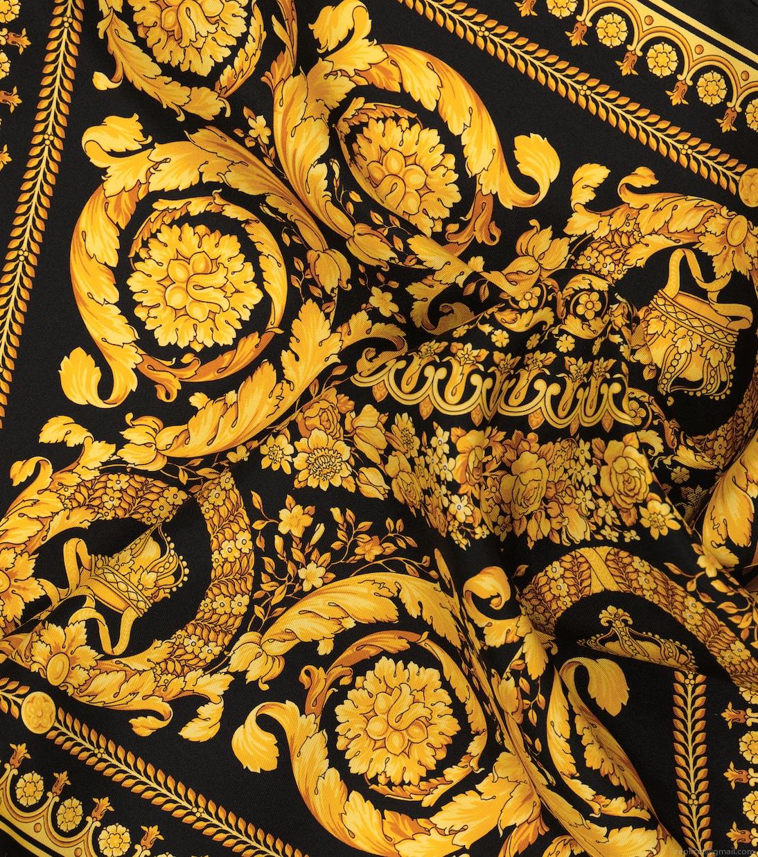 VersaceBarocco silk twill scarf VersaceBarocco silk twill scarf