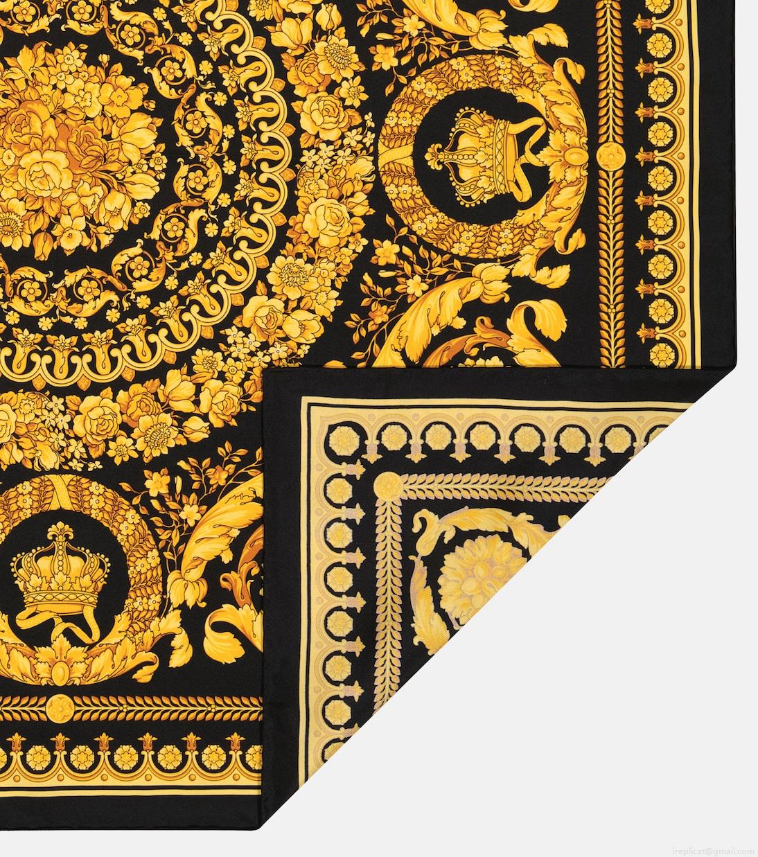 VersaceBarocco silk twill scarf VersaceBarocco silk twill scarf