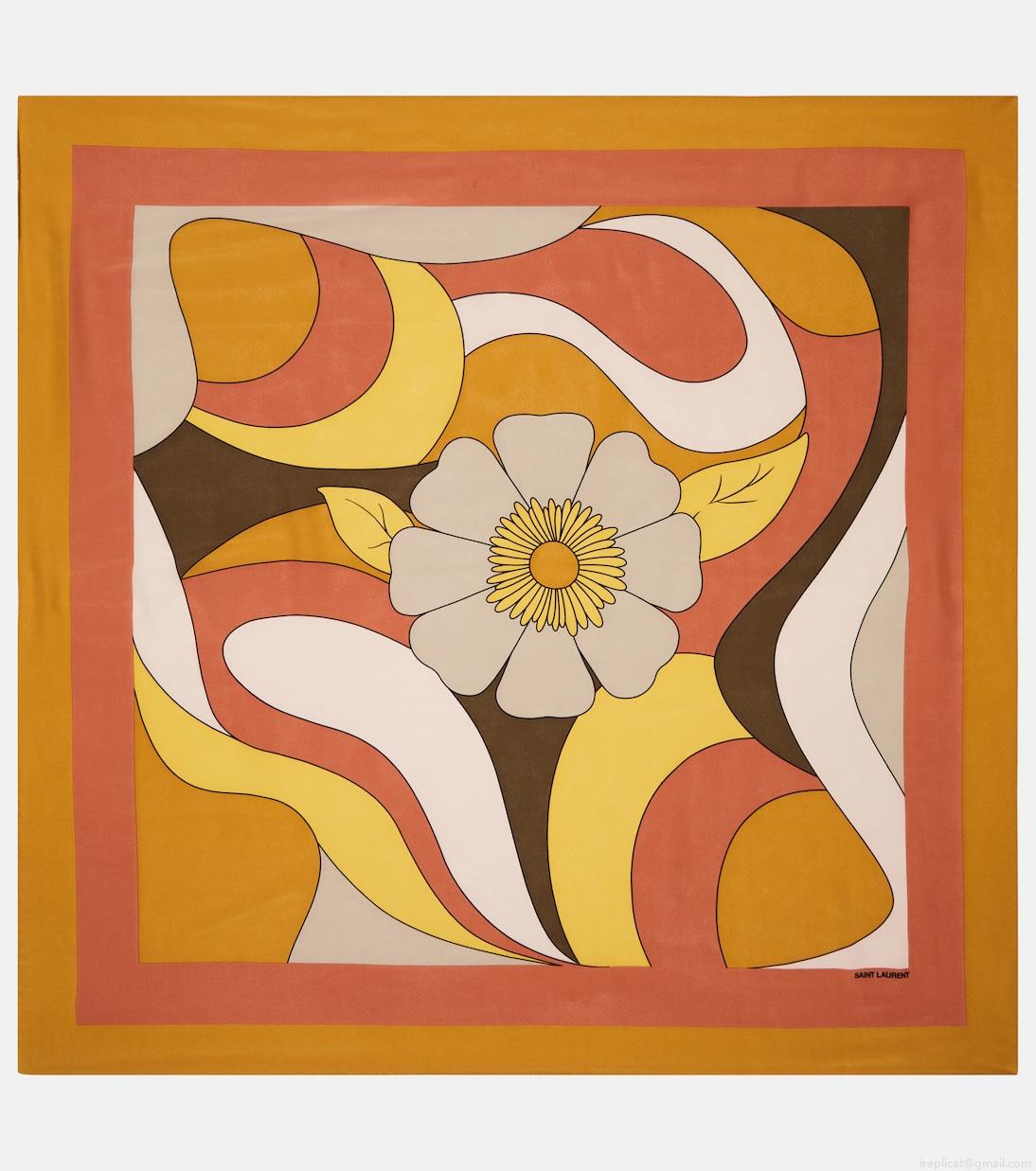 Saint LaurentPrinted silk scarf Saint LaurentPrinted silk scarf