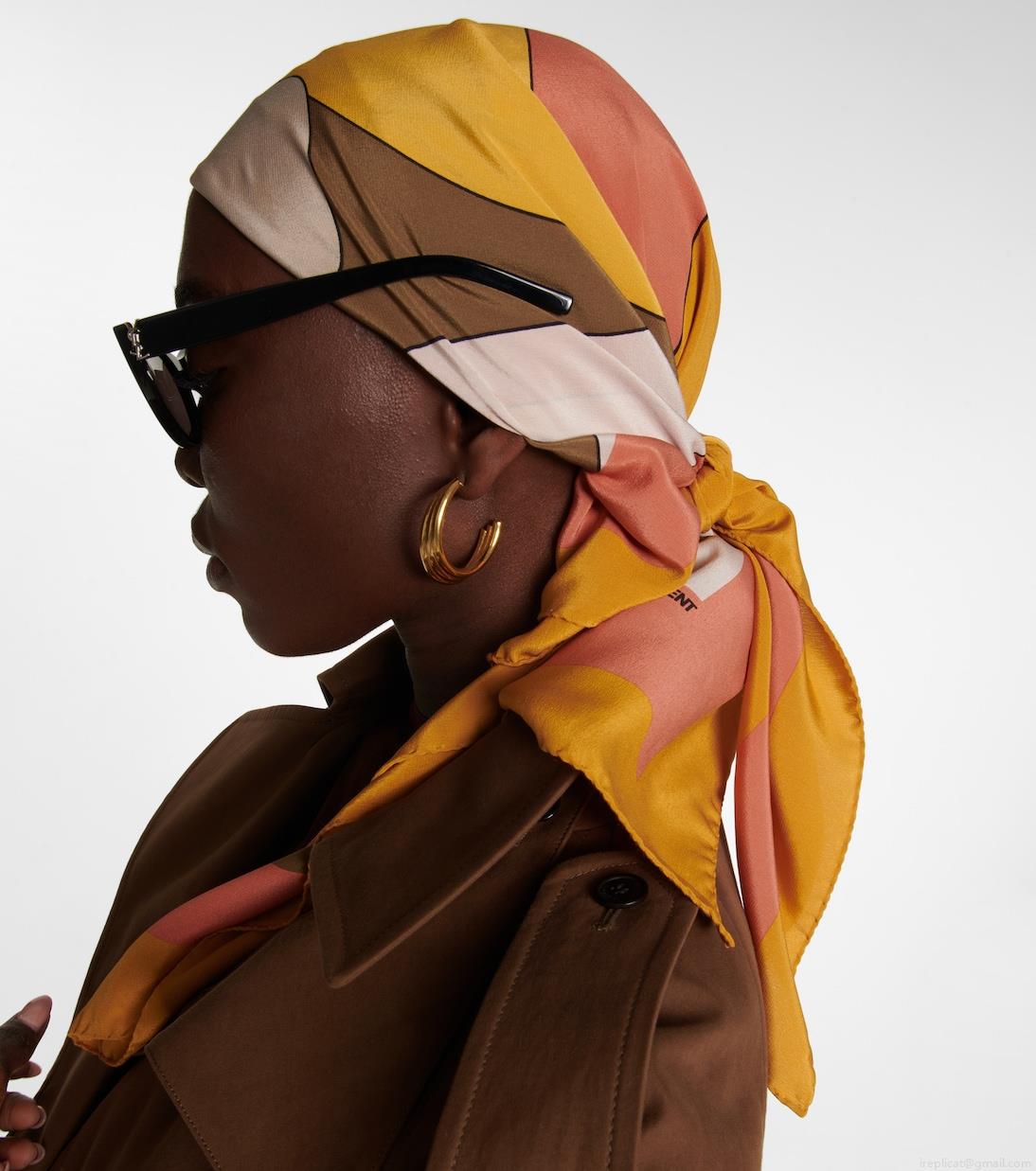 Saint LaurentPrinted silk scarf Saint LaurentPrinted silk scarf