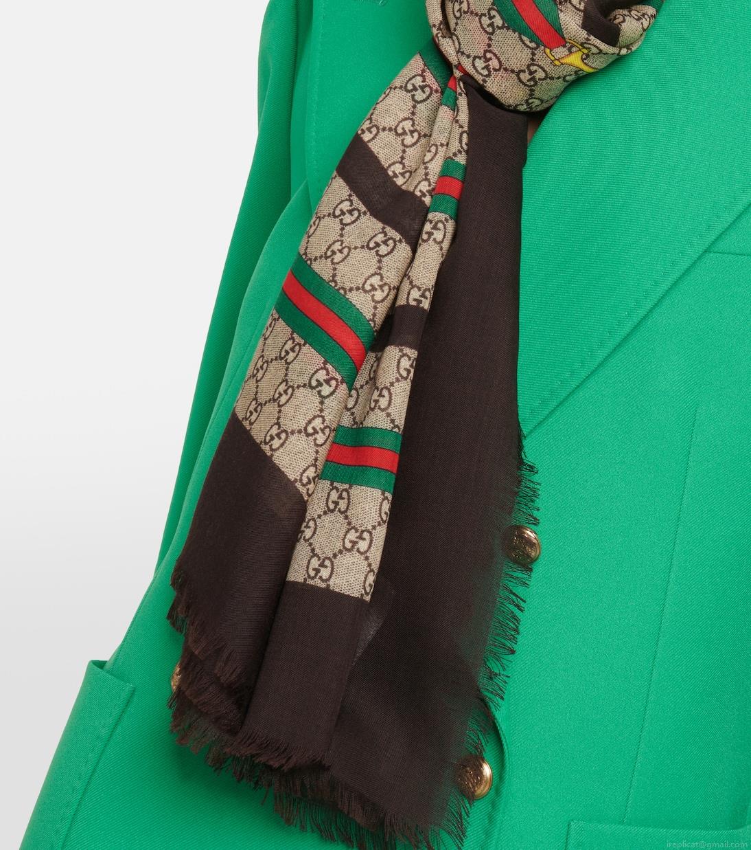 GucciGG wool and silk scarf GucciGG wool and silk scarf