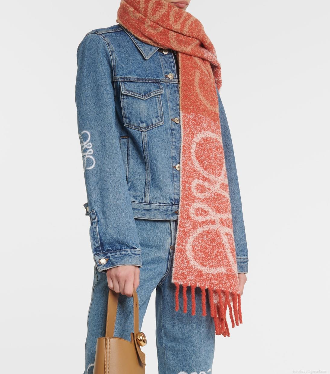 LoeweAnagram alpaca-blend scarf LoeweAnagram alpaca-blend scarf