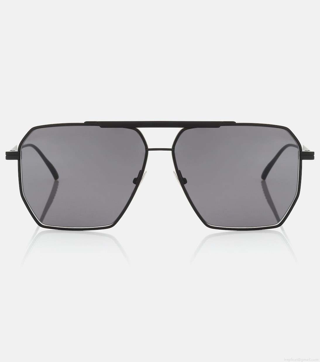 Bottega VenetaSquare aviator sunglasses