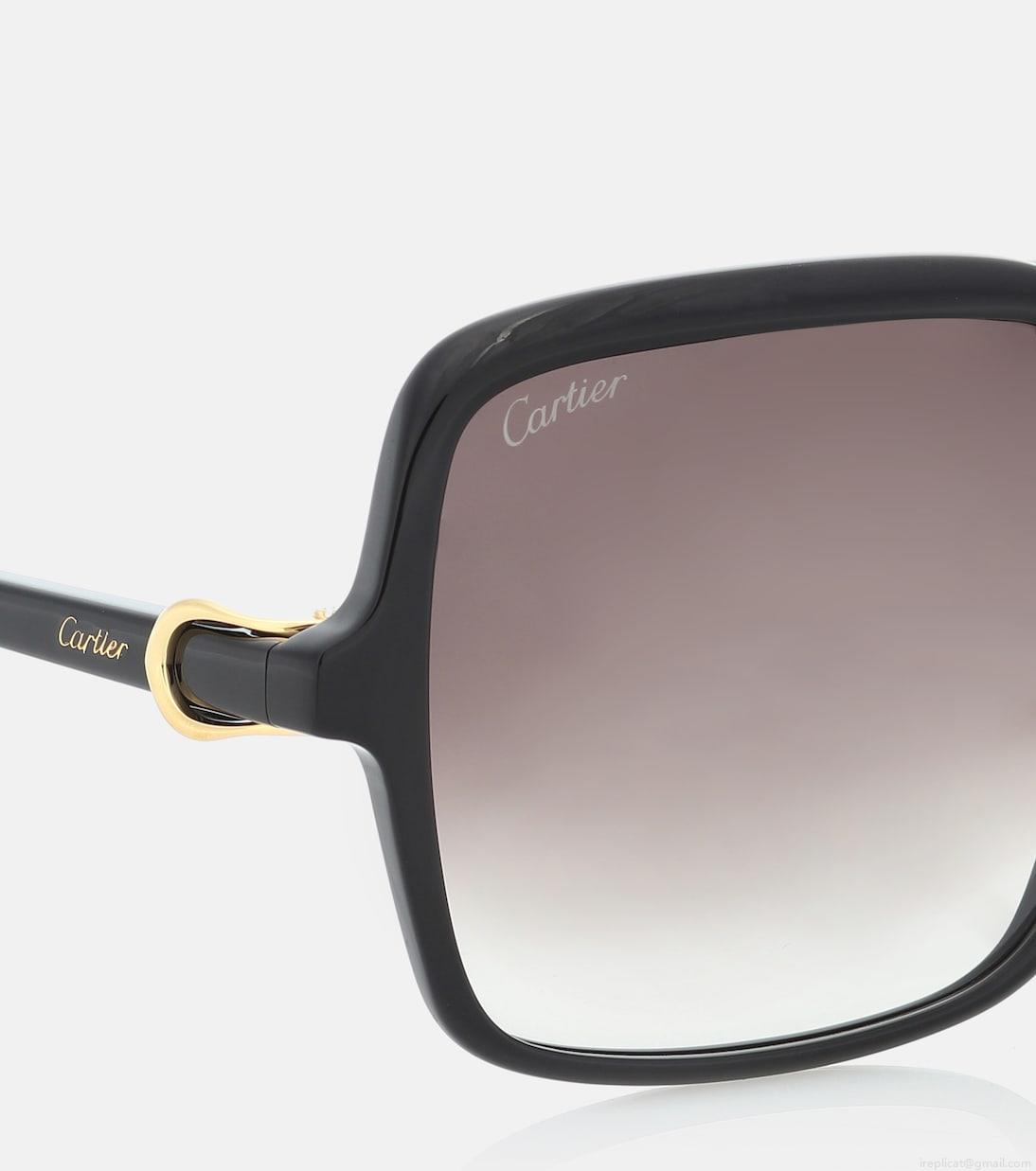 Cartier Eyewear CollectionSignature C de Cartier square sunglasses Cartier Eyewear CollectionSignature C de Cartier square sunglasses