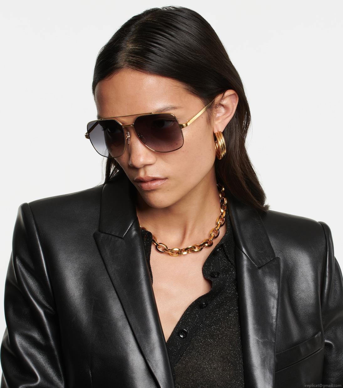 Cartier Eyewear CollectionSantos de Cartier aviator sunglasses Cartier Eyewear CollectionSantos de Cartier aviator sunglasses