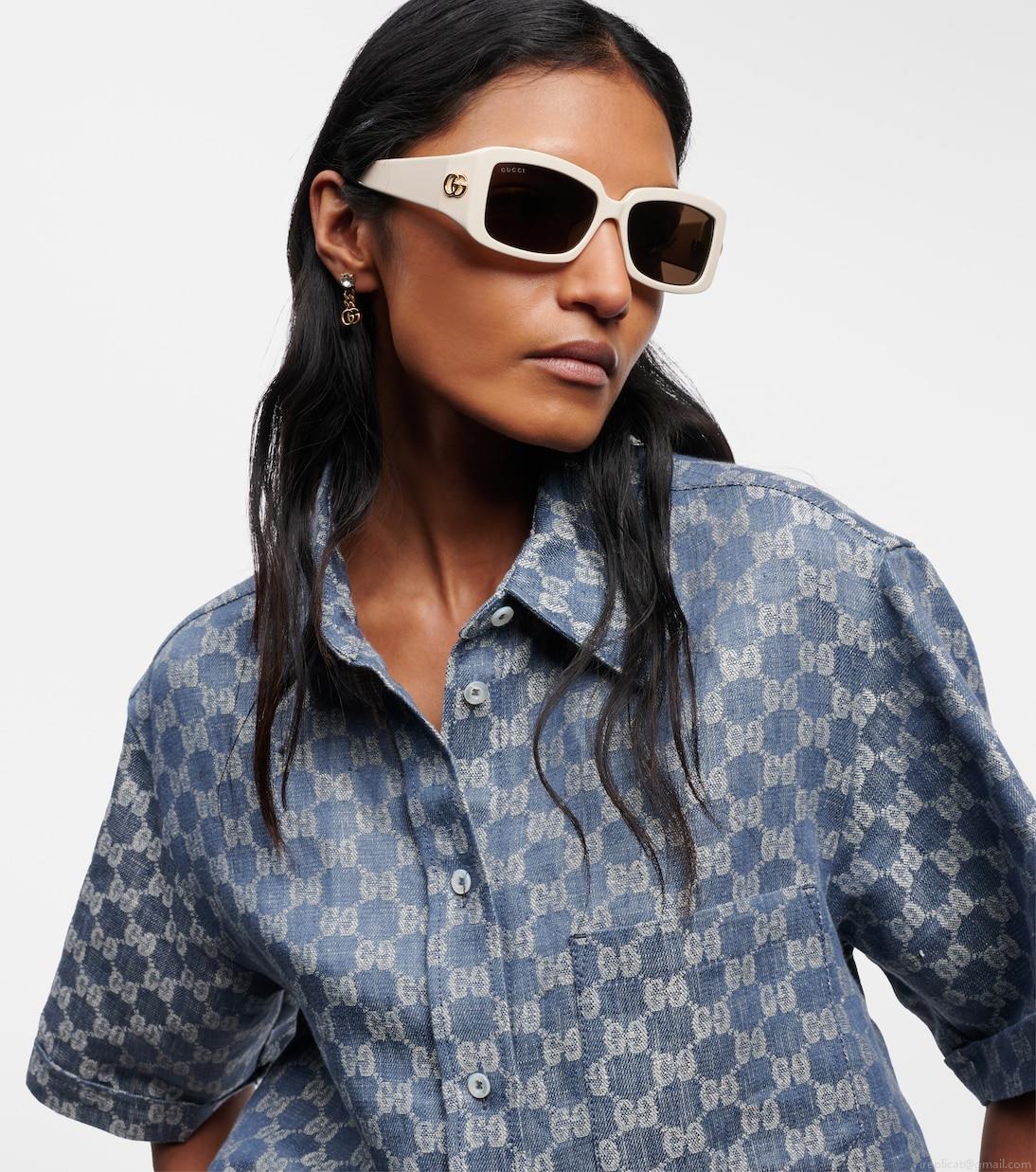 GucciDouble G rectangular sunglasses GucciDouble G rectangular sunglasses