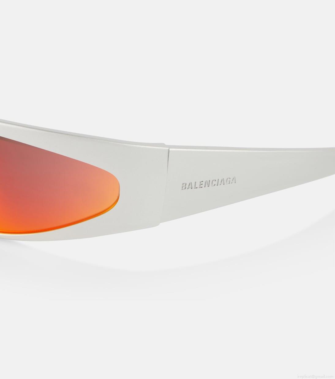 BalenciagaReverse Xpander oval sunglasses BalenciagaReverse Xpander oval sunglasses