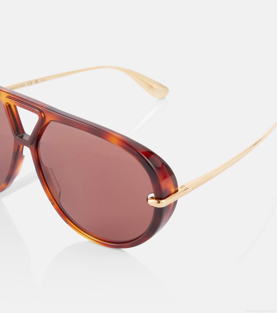 Bottega VenetaDrop aviator sunglasses Bottega VenetaDrop aviator sunglasses